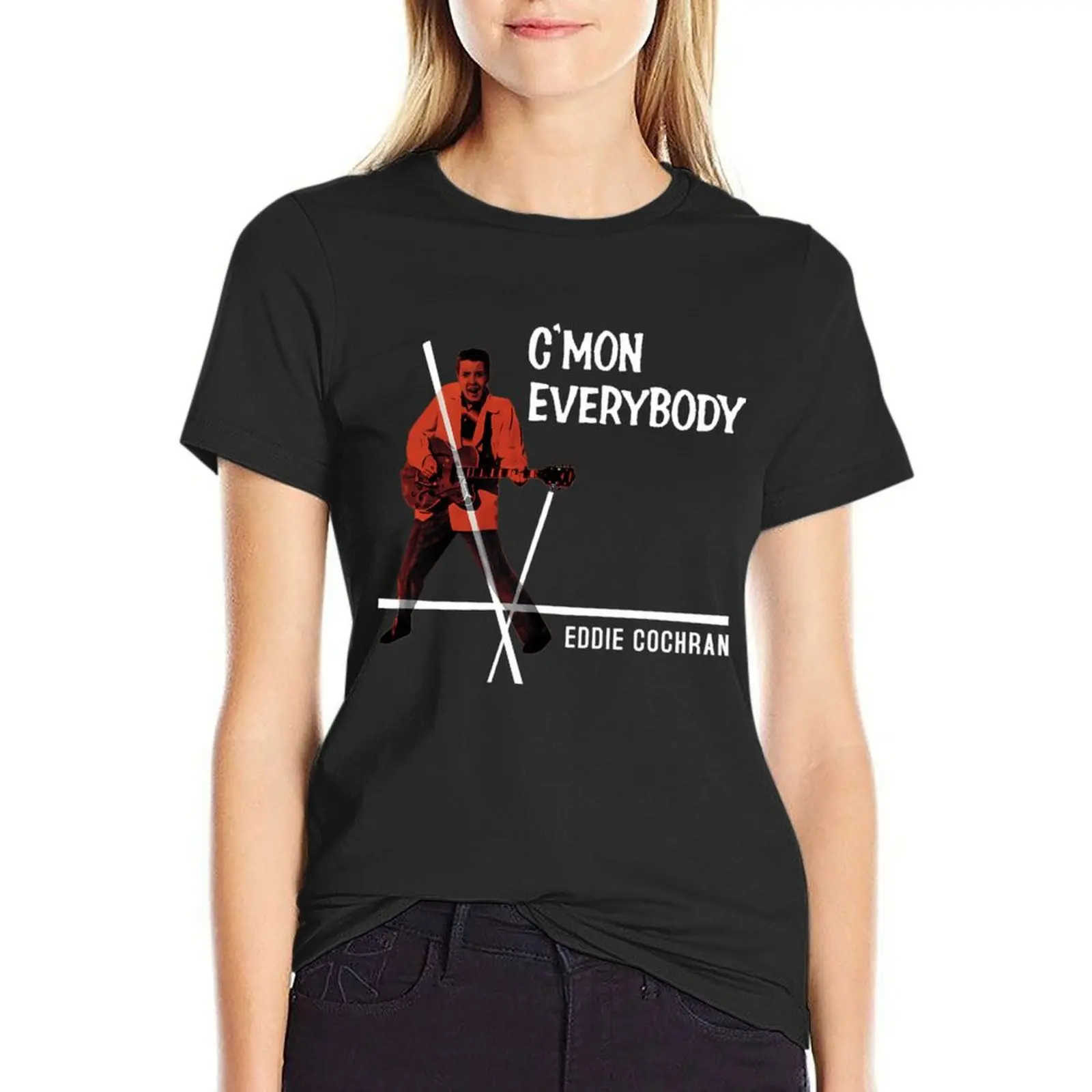 Eddie Cochran C MON EVERYBODY Album Cover T-Shirt aesthetic clothes quick drying new edition t shirt Women
Eddie Cochran C MON EVERYBODY Album Cover T-Shirt aesthetic clothes quick drying new edition t shirt Women