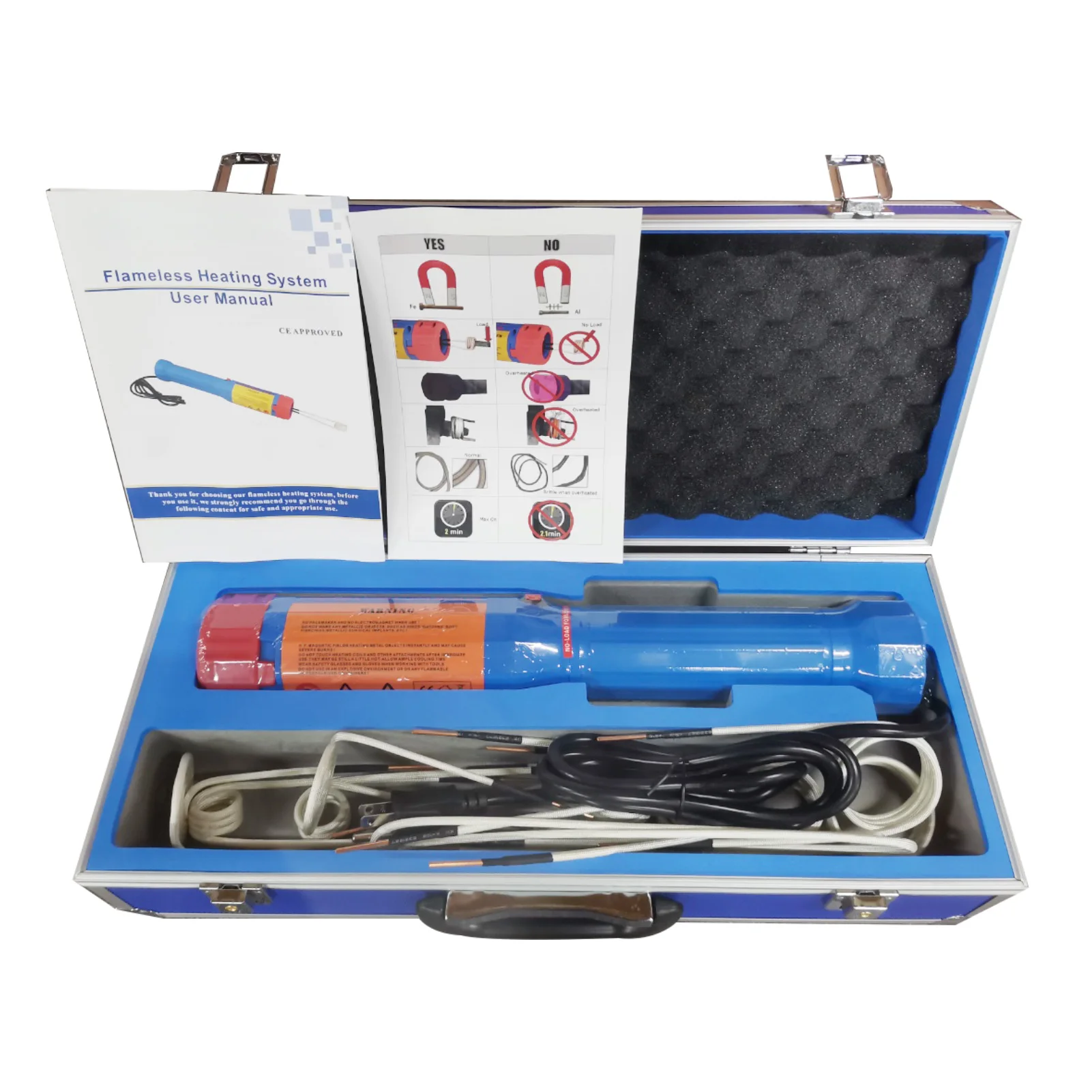 Magnetic Induction Heater Kit Ergonomic Handheld Bolt Extractor 110V Magnetic Heat Induction Tool with Coils, Box
Magnetic Induction Heater Kit Ergonomic Handheld Bolt Extractor 110V Magnetic Heat Induction Tool with Coils, Box