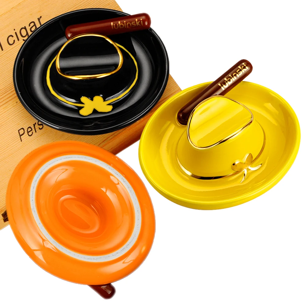 GALINER Ceramic Cigar Ashtray Mini Portable New Designed Ashtray Travel Smoking Accessories
GALINER Ceramic Cigar Ashtray Mini Portable New Designed Ashtray Travel Smoking Accessories