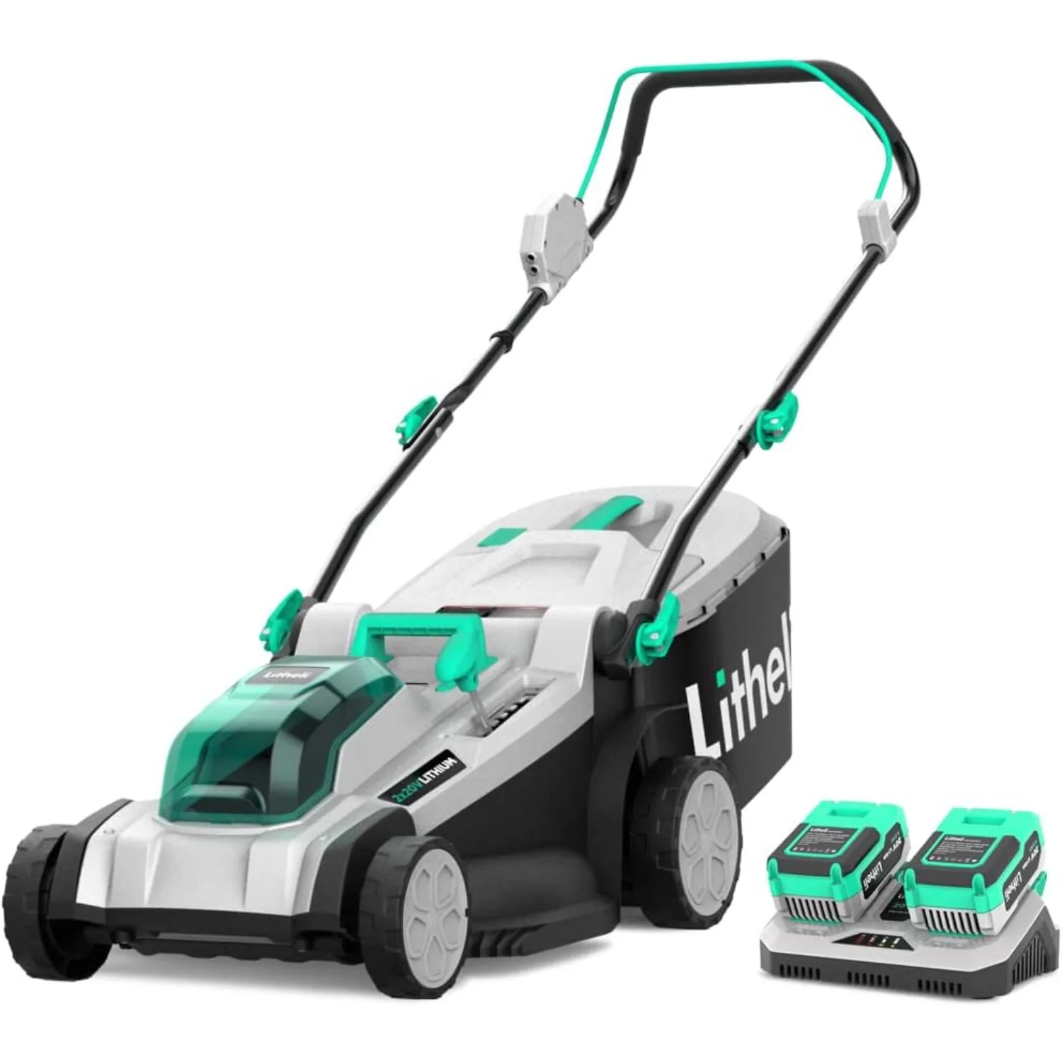 Cordless Lawn Mower 17 Inch, 2 x 20V 4.0Ah Battery Lawn Mowers with Brushless Motor, Bagging & Mulching, Charger Included
Cordless Lawn Mower 17 Inch, 2 x 20V 4.0Ah Battery Lawn Mowers with Brushless Motor, Bagging & Mulching, Charger Included