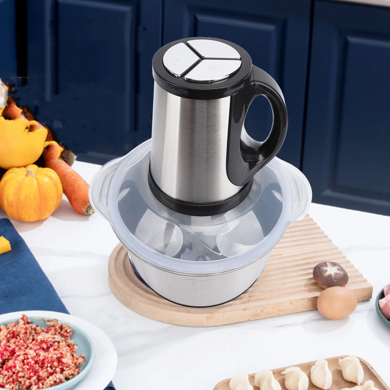 Food Processor with 500W Copper Motor Highly Efficient 5L SUS Stainless Steel Electric Vegetable Chopper Meat Grinder
Food Processor with 500W Copper Motor Highly Efficient 5L SUS Stainless Steel Electric Vegetable Chopper Meat Grinder