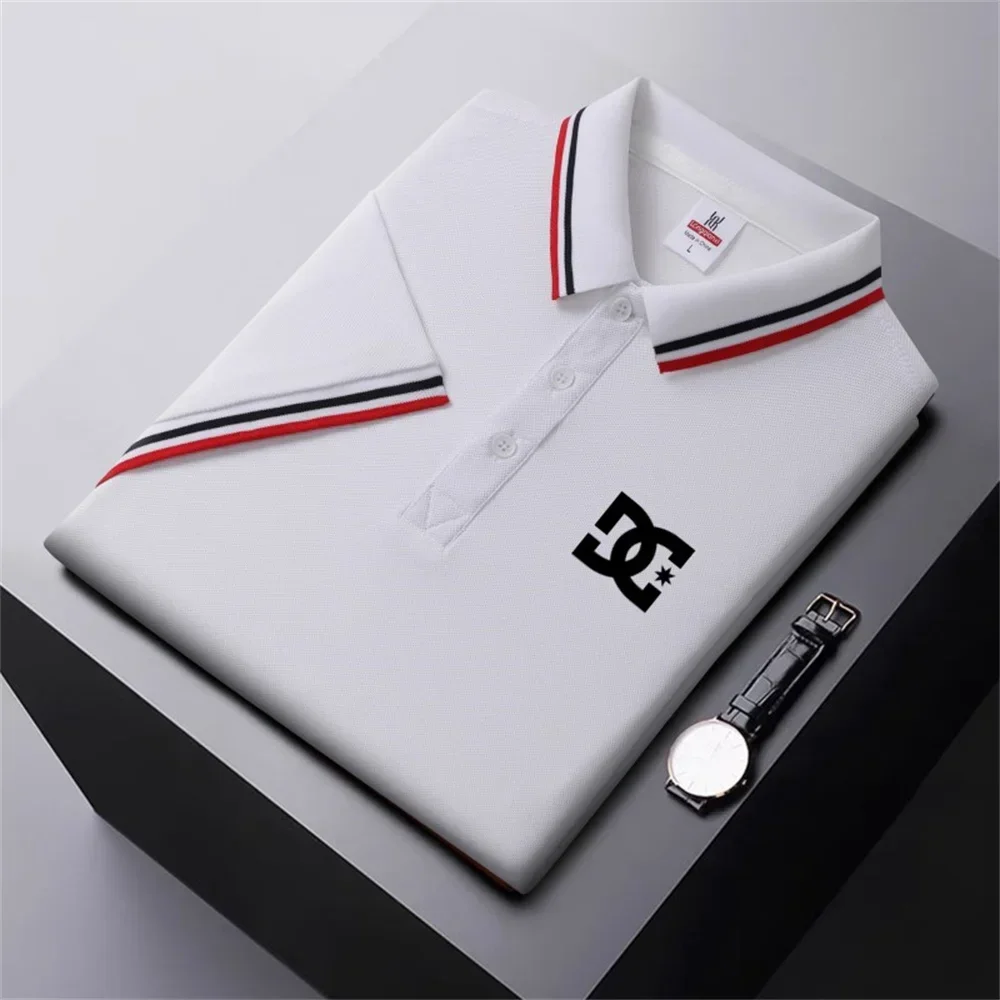 2025 Men's Summer high-end golf balls, quick-drying, breathable, casual, fashionable business casual sports short-sleeved tops
2025 Men's Summer high-end golf balls, quick-drying, breathable, casual, fashionable business casual sports short-sleeved tops