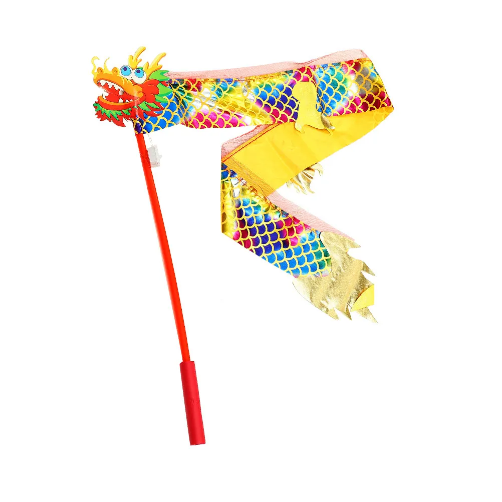 Glowing Dragon Ribbon Colorful 3D Shaking 1 Meter Silky Ribbon Children Performance Dance Streamer Outdoor Dragon Streamer
Glowing Dragon Ribbon Colorful 3D Shaking 1 Meter Silky Ribbon Children Performance Dance Streamer Outdoor Dragon Streamer