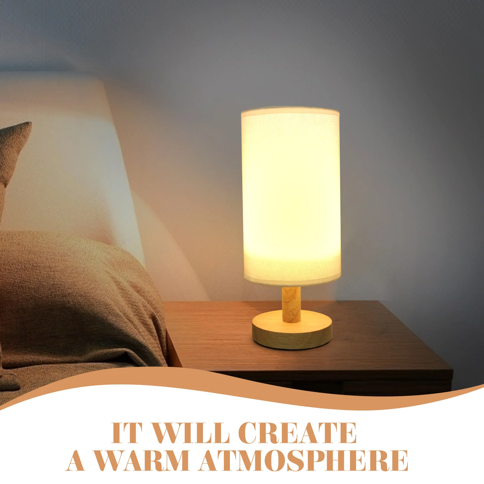 Modern Style Solid Wood Table Lamp Cloth Shade Touch Control Dimmable Bedroom Nightlight Decorative Home Lighting for Bedroom
Modern Style Solid Wood Table Lamp Cloth Shade Touch Control Dimmable Bedroom Nightlight Decorative Home Lighting for Bedroom