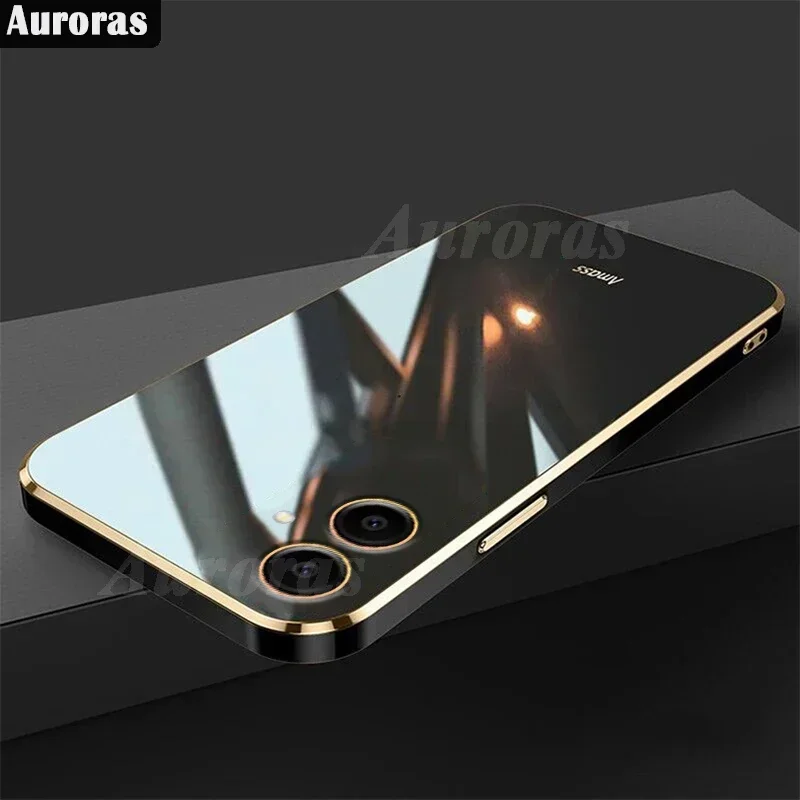 Samsung Galaxy A06 Case Plating Square Gold Frame Phone Coques For Samsung Galaxy A16 LTE A05 Soft Silicone Back Cover Fundas
Samsung Galaxy A06 Case Plating Square Gold Frame Phone Coques For Samsung Galaxy A16 LTE A05 Soft Silicone Back Cover Fundas