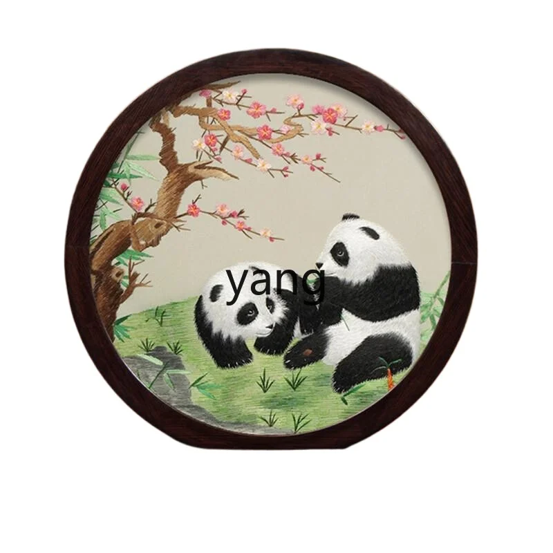 lmm double-sided embroidery ornament national treasure panda embroidery table high-end Chinese style
lmm double-sided embroidery ornament national treasure panda embroidery table high-end Chinese style