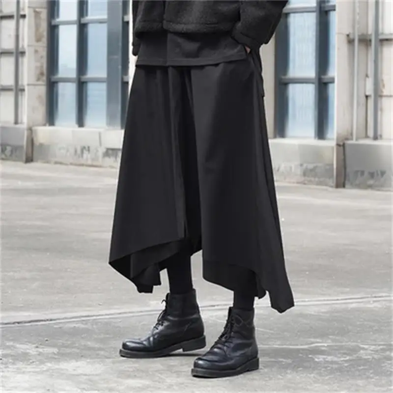 Men's Wide Leg Skirt Spring And Summer New Personality Irregular Couple With The Same Casual Loose Large Size Nine Minute Pants
Men's Wide Leg Skirt Spring And Summer New Personality Irregular Couple With The Same Casual Loose Large Size Nine Minute Pants
