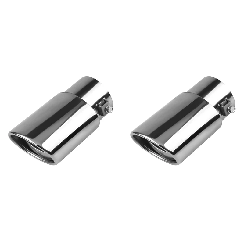 A48P-2X Stainless Steel Car Exhaust Tip,2.1In To 1.5In Universal Car Exhaust Pipe Modification Tail Throat Tail Pipe (Silver)
A48P-2X Stainless Steel Car Exhaust Tip,2.1In To 1.5In Universal Car Exhaust Pipe Modification Tail Throat Tail Pipe (Silver)