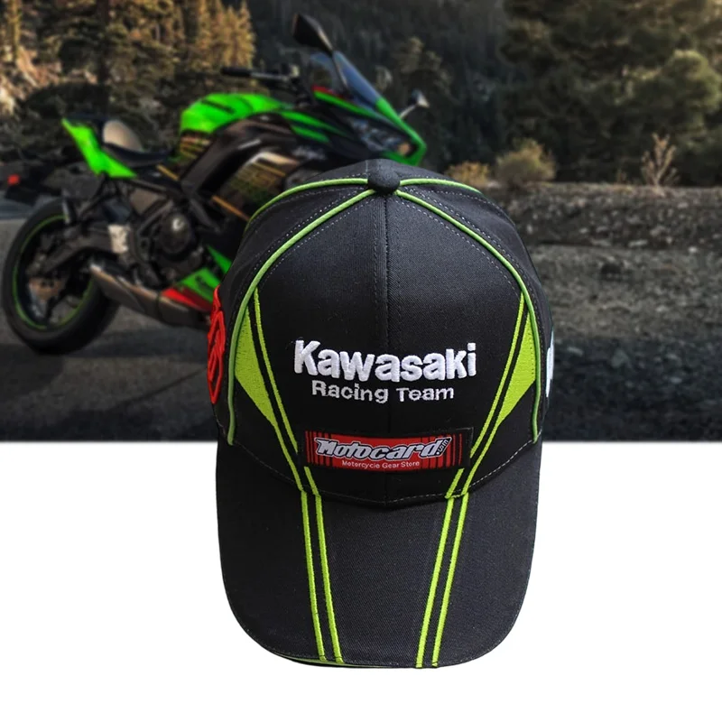Motorcycle Embroidery Baseball Cap Spring And Autumn Outdoor Adjustable Sunscreen Hat For Kawasaki Z900 250 Z750 ZX-6R Vulcan S
Motorcycle Embroidery Baseball Cap Spring And Autumn Outdoor Adjustable Sunscreen Hat For Kawasaki Z900 250 Z750 ZX-6R Vulcan S