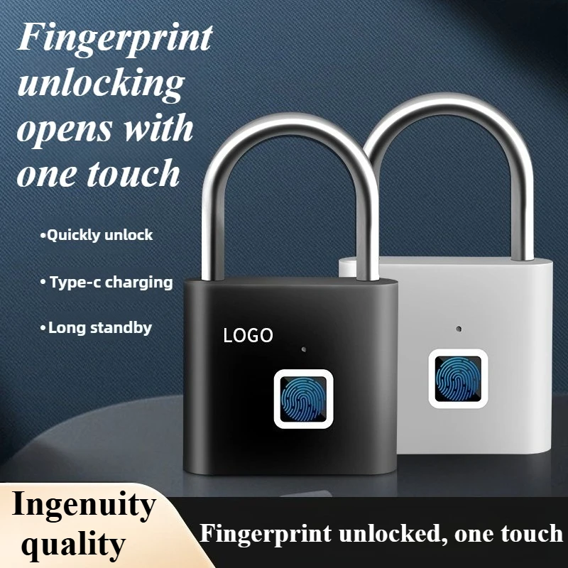 Smart Fingerprint Electronic Padlock Waterproof Rust Proof Anti Theft Security Lock
Smart Fingerprint Electronic Padlock Waterproof Rust Proof Anti Theft Security Lock