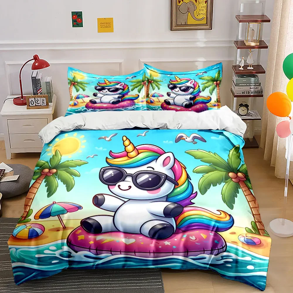 "Unicorn Inflatable Summer Set" Multiple sizes kid's and adults' bedroom Exquisite 3PC bedding set, gift
"Unicorn Inflatable Summer Set" Multiple sizes kid's and adults' bedroom Exquisite 3PC bedding set, gift