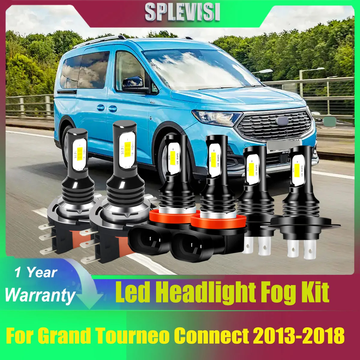 Headlight High Low Beam Fog Light Perfect for Halogen Replacement For Ford Grand Tourneo Connect 2013 2014 2015 2016 2017 2018
Headlight High Low Beam Fog Light Perfect for Halogen Replacement For Ford Grand Tourneo Connect 2013 2014 2015 2016 2017 2018