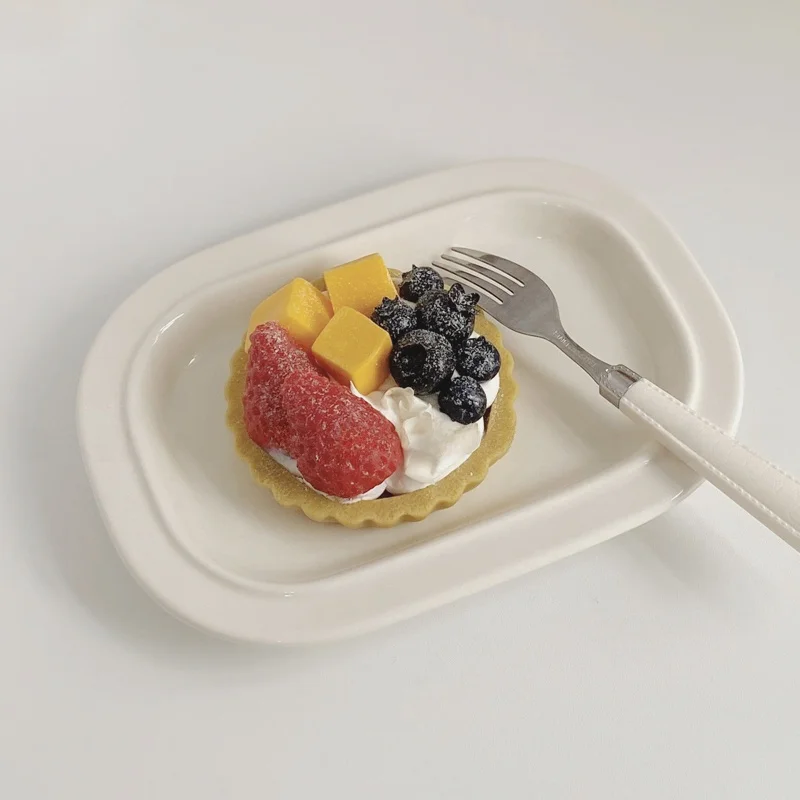 Japanese Style Ceramic Dining Utensils Dessert Plate Simple Small Dish Sushi Plate Pasta Plate Baking Tray Rectangular Shape
Japanese Style Ceramic Dining Utensils Dessert Plate Simple Small Dish Sushi Plate Pasta Plate Baking Tray Rectangular Shape