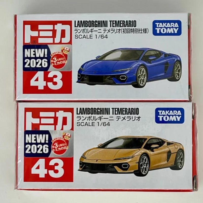 Original Tomy Alloy Diecast Sports Car Lamborghi Ni Temerario No 43 1/64 Creative Simulation Collectible Vehicle Fans Gift
Original Tomy Alloy Diecast Sports Car Lamborghi Ni Temerario No 43 1/64 Creative Simulation Collectible Vehicle Fans Gift
