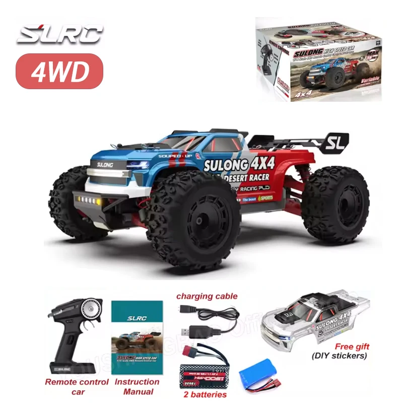 1/16 4WD RC Crawler 4x4 Off-road Climbing Vehicle 35km/h High SL16C5 Remote Control Cars Model Birthday Gift Toy
1/16 4WD RC Crawler 4x4 Off-road Climbing Vehicle 35km/h High SL16C5 Remote Control Cars Model Birthday Gift Toy