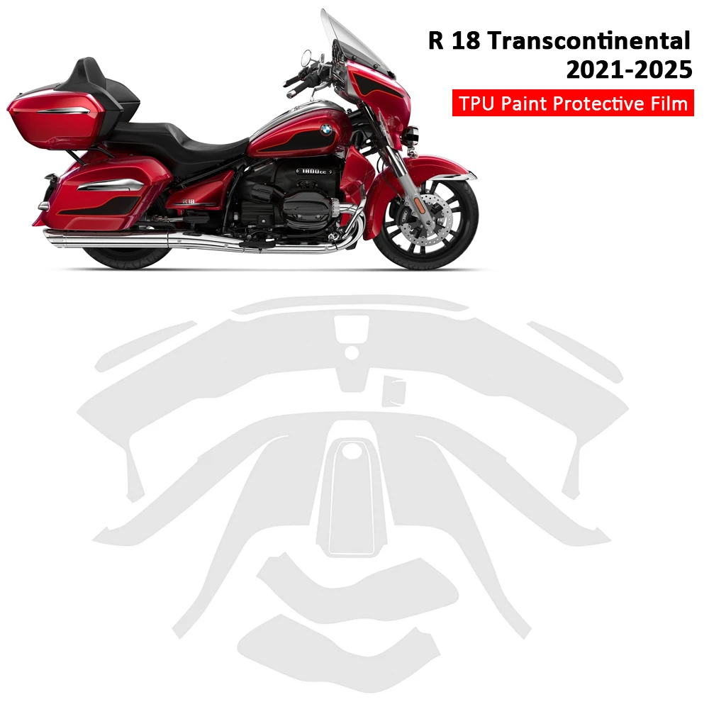R18 Motorcycle Paint Protective Film TPU Stickers Protect Fairing Anti-scratch Film For BMW R 18 Transcontinental 2021-2025
R18 Motorcycle Paint Protective Film TPU Stickers Protect Fairing Anti-scratch Film For BMW R 18 Transcontinental 2021-2025