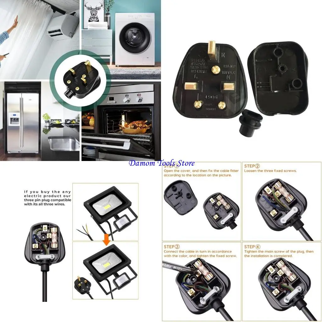 57BE 13A вилка с предохранителем 3-контактная вилка Сетевые вилки с предохранителем 13 А Британская вилка с ручкой для шнура 6
57BE 13A вилка с предохранителем 3-контактная вилка Сетевые вилки с предохранителем 13 А Британская вилка с ручкой для шнура 6