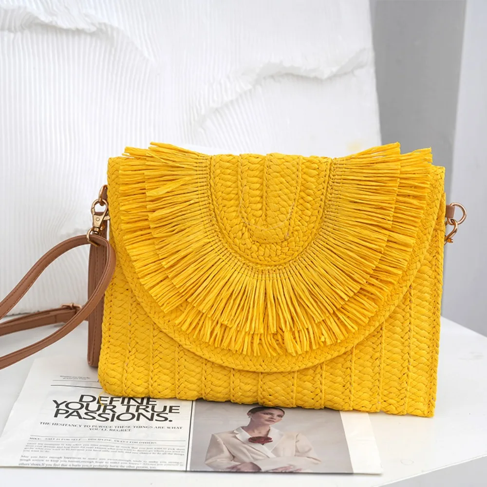 Fashion Vacation Style Straw Clutch Handbag Handmade Casual Crossbody Bags Purse Shoulder Bag Wedding Party
Fashion Vacation Style Straw Clutch Handbag Handmade Casual Crossbody Bags Purse Shoulder Bag Wedding Party