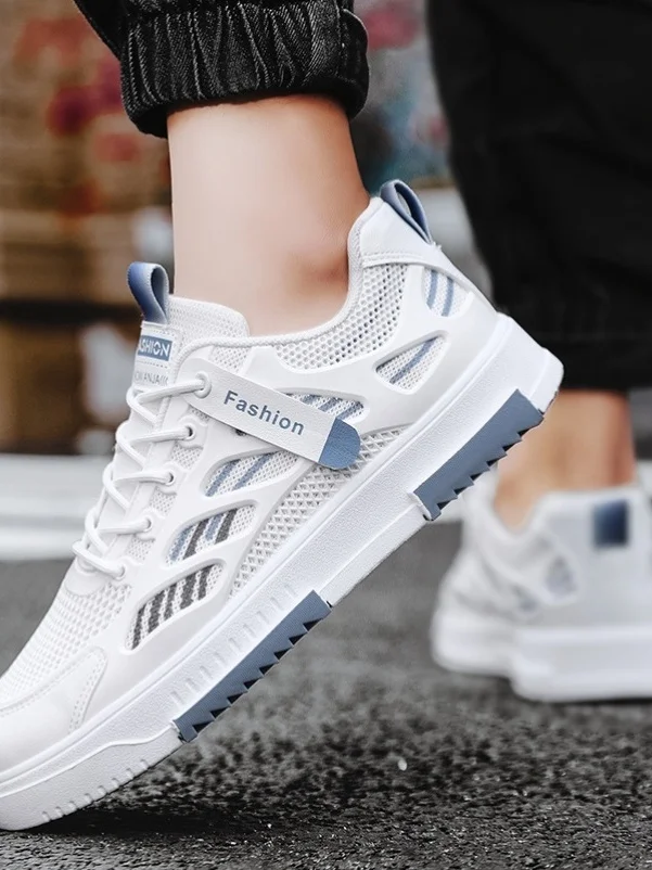 Men's Breathable Sports Shoes 2025 Autumn Trendy Casual Student Mesh up Sneakers Comfortable All-Season round Toe Plain Color
Men's Breathable Sports Shoes 2025 Autumn Trendy Casual Student Mesh up Sneakers Comfortable All-Season round Toe Plain Color