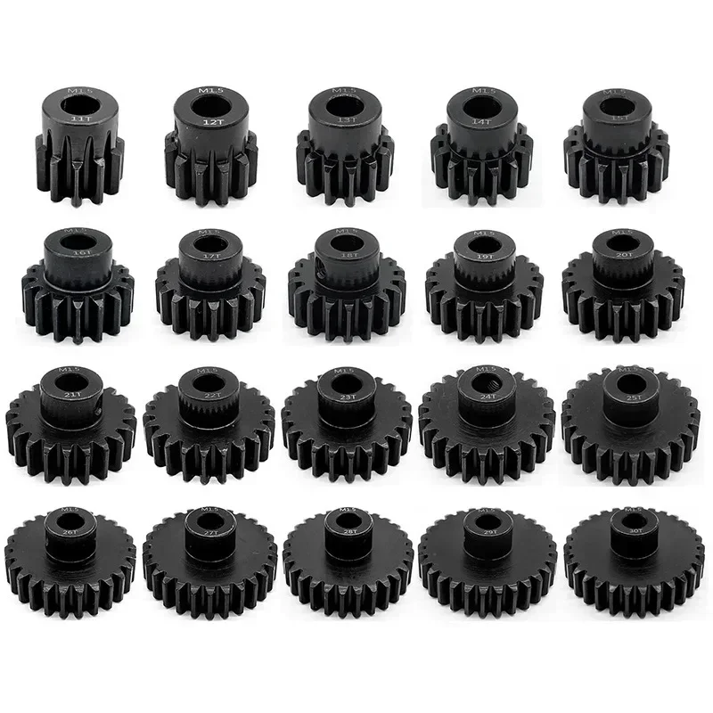 1 Pcs M1.5 8mm 11T-14T 15-17T 18T-20T 21T-30T Metal Pinion Motor Gear For 1/5 1/6 RC Car 8mm Shaft 5687 4985 Series Motor
1 Pcs M1.5 8mm 11T-14T 15-17T 18T-20T 21T-30T Metal Pinion Motor Gear For 1/5 1/6 RC Car 8mm Shaft 5687 4985 Series Motor