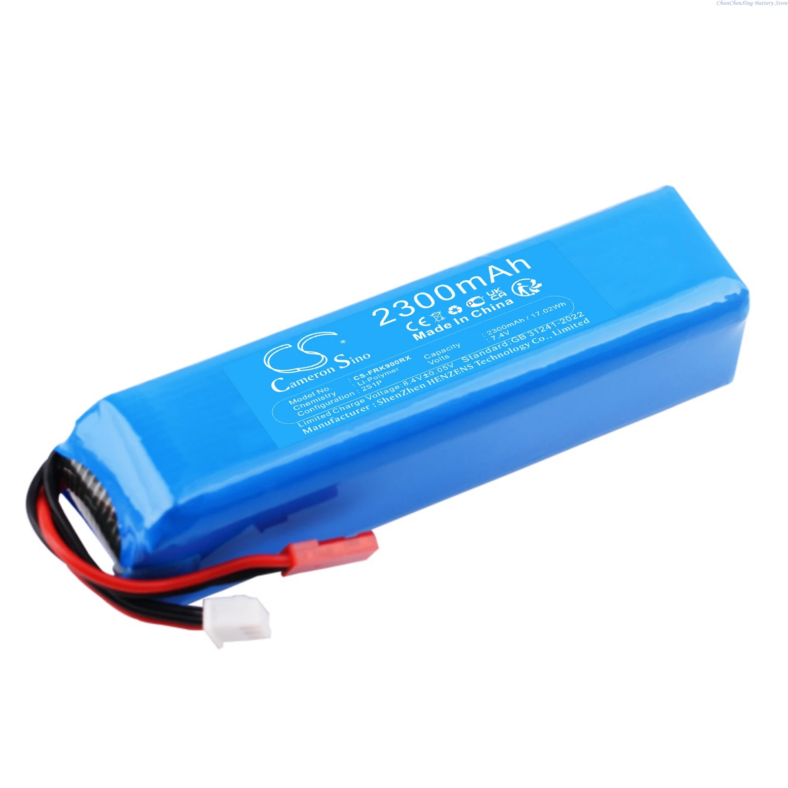 Cameron Sino 7.4V 2300mAh Remote Controller Battery G-1200 for FrSky X9D Plus, X9DP2019, X9DPSE2019 +TOOL
Cameron Sino 7.4V 2300mAh Remote Controller Battery G-1200 for FrSky X9D Plus, X9DP2019, X9DPSE2019 +TOOL
