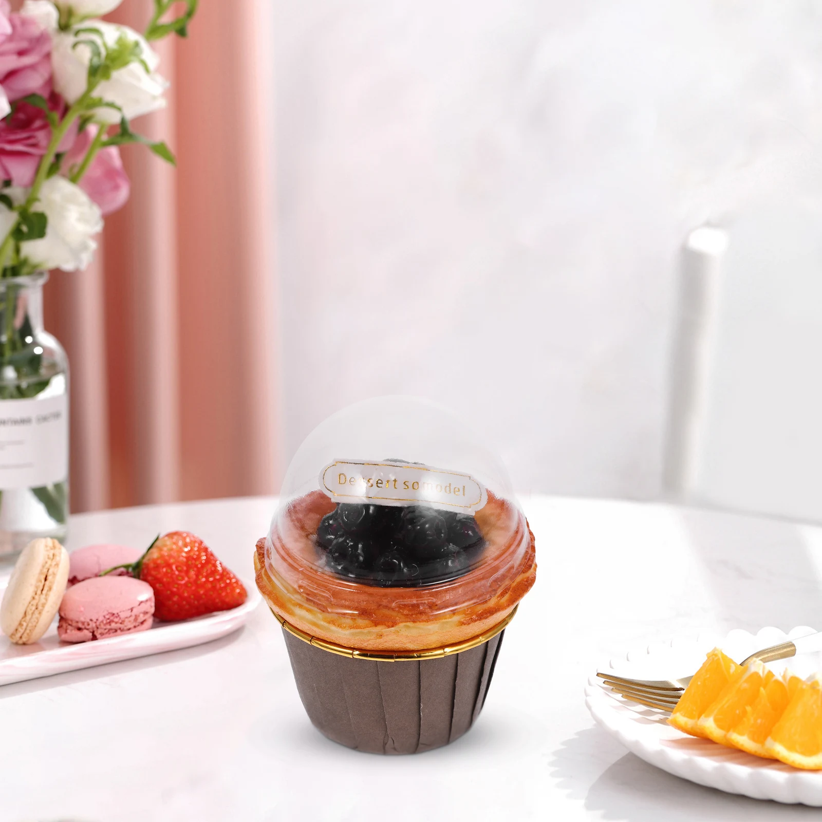 50 Sets Cake Cups Baking Molds Grease-proof Papercup Lids Crimping Containers Thick Material Large Capacity 
50 Sets Cake Cups Baking Molds Grease-proof Papercup Lids Crimping Containers Thick Material Large Capacity