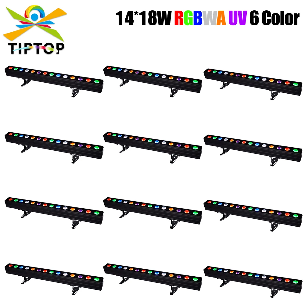 LED Stage Strobe Effect Lights 200W RGBWAP DJ 14X18W Light Zones Chasing DMX Control Sound Activated Auto Play Wall Washer
LED Stage Strobe Effect Lights 200W RGBWAP DJ 14X18W Light Zones Chasing DMX Control Sound Activated Auto Play Wall Washer