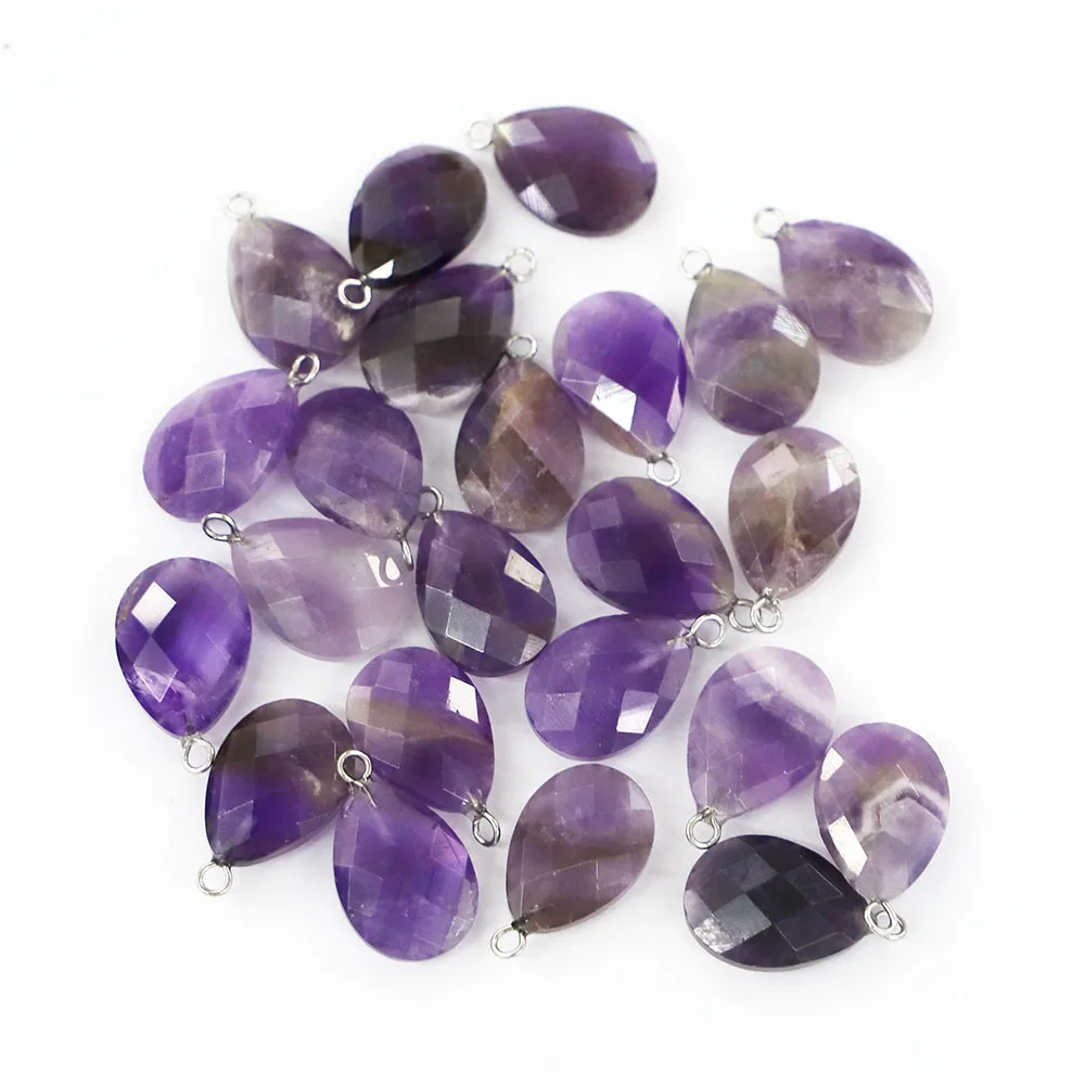 10pcs/lot 2023New Design Natural Stone Amethyst Faceted Pendant Water Droplets Charms Necklace DIY Jewelry Accessories Wholesale
10pcs/lot 2023New Design Natural Stone Amethyst Faceted Pendant Water Droplets Charms Necklace DIY Jewelry Accessories Wholesale