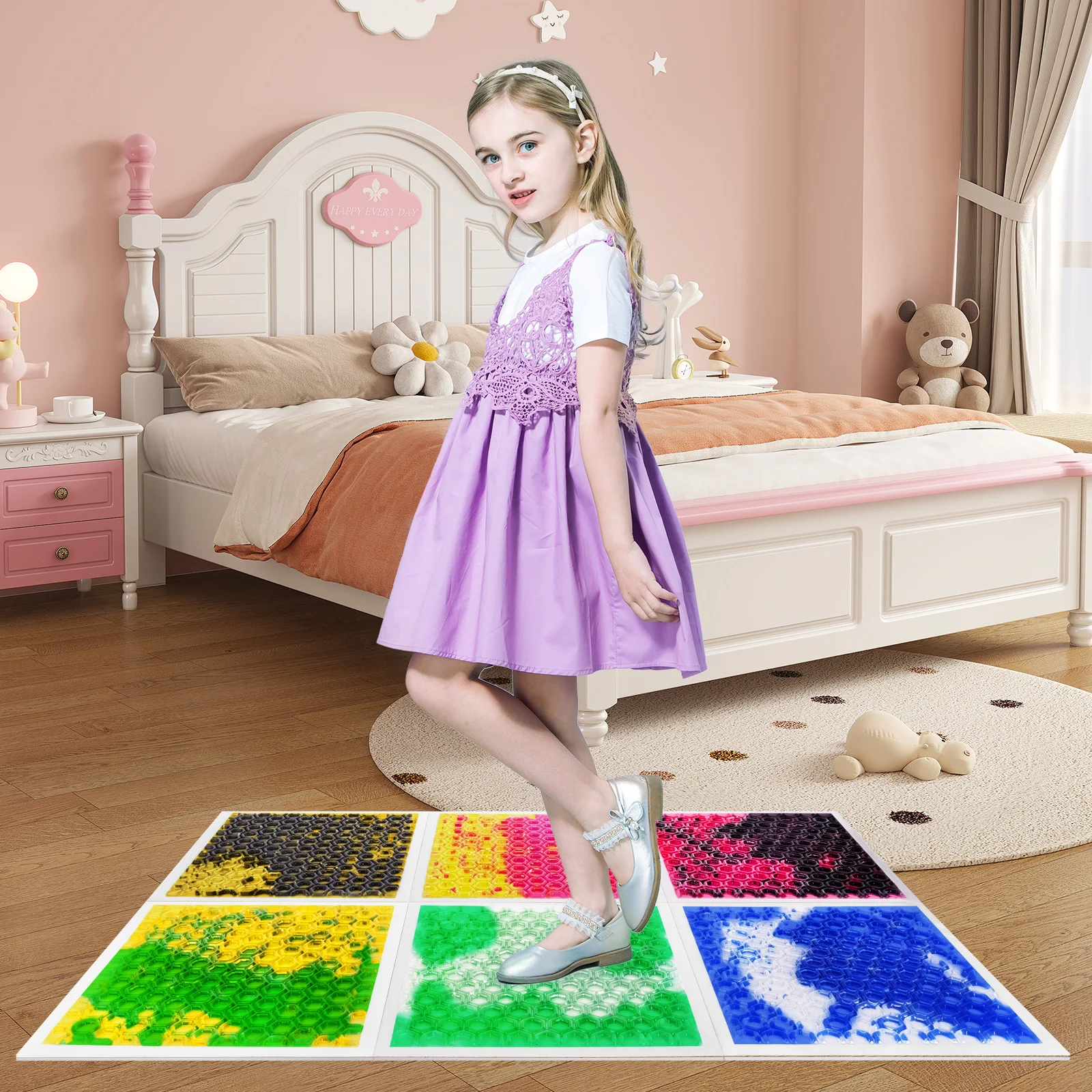 Sensory Walking Pads Kids & Feet Tiles: Turn Sensory Toys Mat into a Walkable Playground
Sensory Walking Pads Kids & Feet Tiles: Turn Sensory Toys Mat into a Walkable Playground