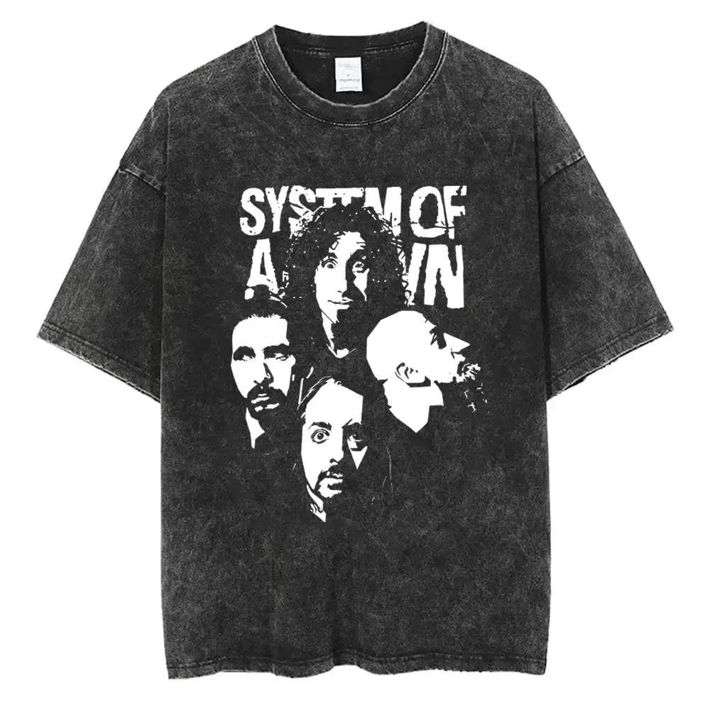 Washed Vintage System of A Down Face Graphic T-shirt Men Women Retro Rock Oversized T Shirt 90s Alternative Metal Merch T-shirts
Washed Vintage System of A Down Face Graphic T-shirt Men Women Retro Rock Oversized T Shirt 90s Alternative Metal Merch T-shirts