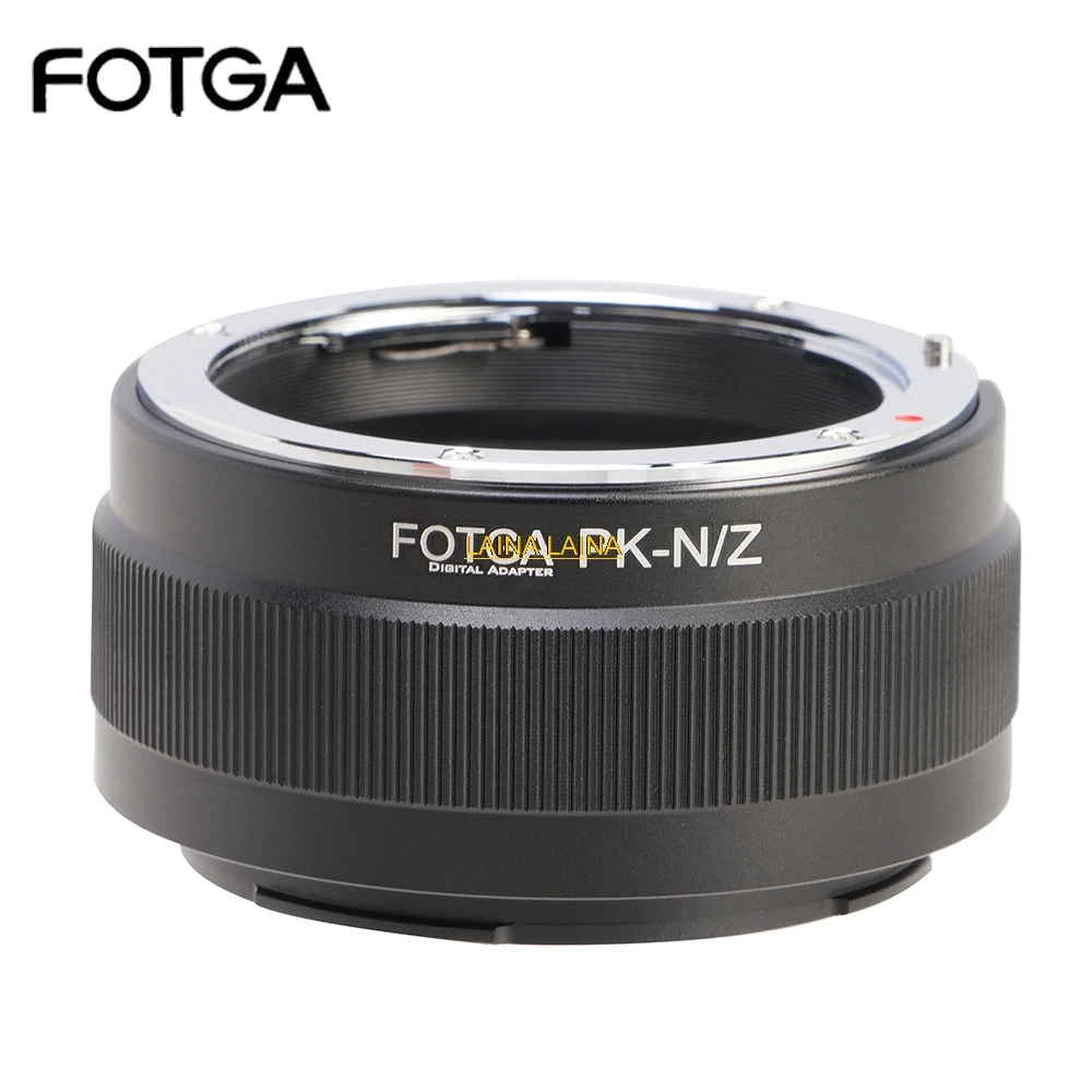 Адаптер-переходник FOTGA для объективов Pentax PK K на камеры Nikon Z (Z5, Z6, Z7 II, Z6II, Z7II, Z50) беззеркальные и DSLR
Адаптер-переходник FOTGA для объективов Pentax PK K на камеры Nikon Z (Z5, Z6, Z7 II, Z6II, Z7II, Z50) беззеркальные и DSLR