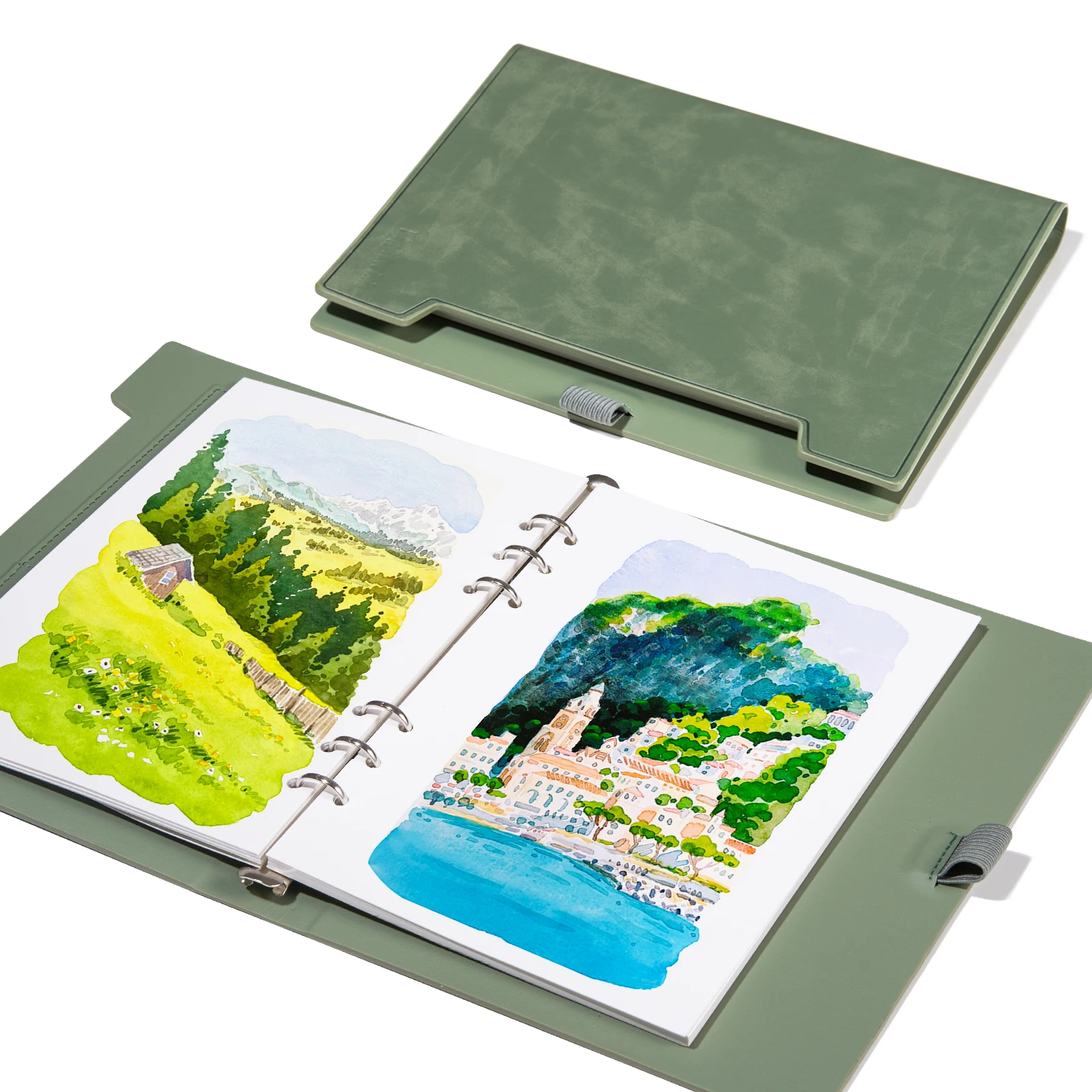 LIGHTWISH Watercolor Sketchbook,100% Cotton Acid Free Watercolor Journal, 300g Watercolor Paper 20 Sheets,9.25 * 6.3 Inches
LIGHTWISH Watercolor Sketchbook,100% Cotton Acid Free Watercolor Journal, 300g Watercolor Paper 20 Sheets,9.25 * 6.3 Inches