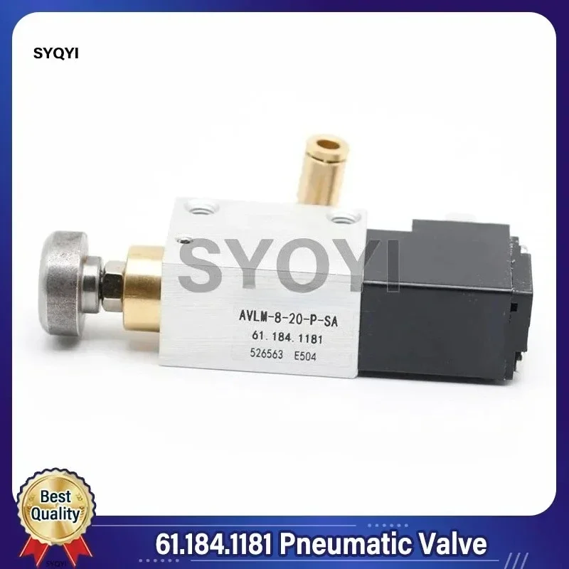 61.184.1181 Pneumatic Valve For Heidelber SM102 CD102 SM74 SM52 Printing Machine Parts
61.184.1181 Pneumatic Valve For Heidelber SM102 CD102 SM74 SM52 Printing Machine Parts
