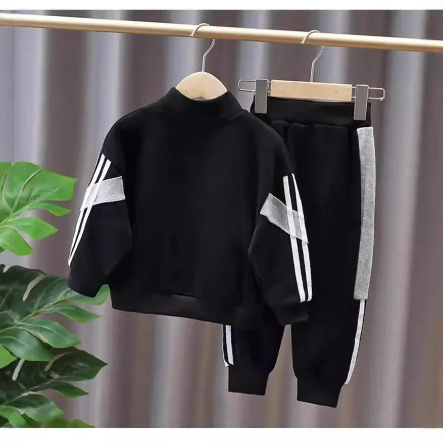 Boys' Zipper Sweater Big Boy 2025 Autumn New Style, Rugged And Handsome, Solid Color Striped Sweatshirt Two-Piece Set, Trendy
Boys' Zipper Sweater Big Boy 2025 Autumn New Style, Rugged And Handsome, Solid Color Striped Sweatshirt Two-Piece Set, Trendy