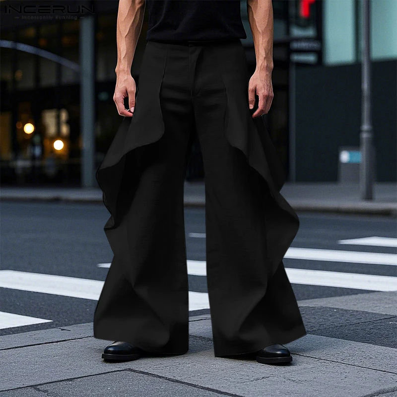 INCERUN 2025 American Style Trousers Fashion Men's Loose Petal Shaped Long Pant Casual Clubwear Male Personality Pantalons S-5XL
INCERUN 2025 American Style Trousers Fashion Men's Loose Petal Shaped Long Pant Casual Clubwear Male Personality Pantalons S-5XL