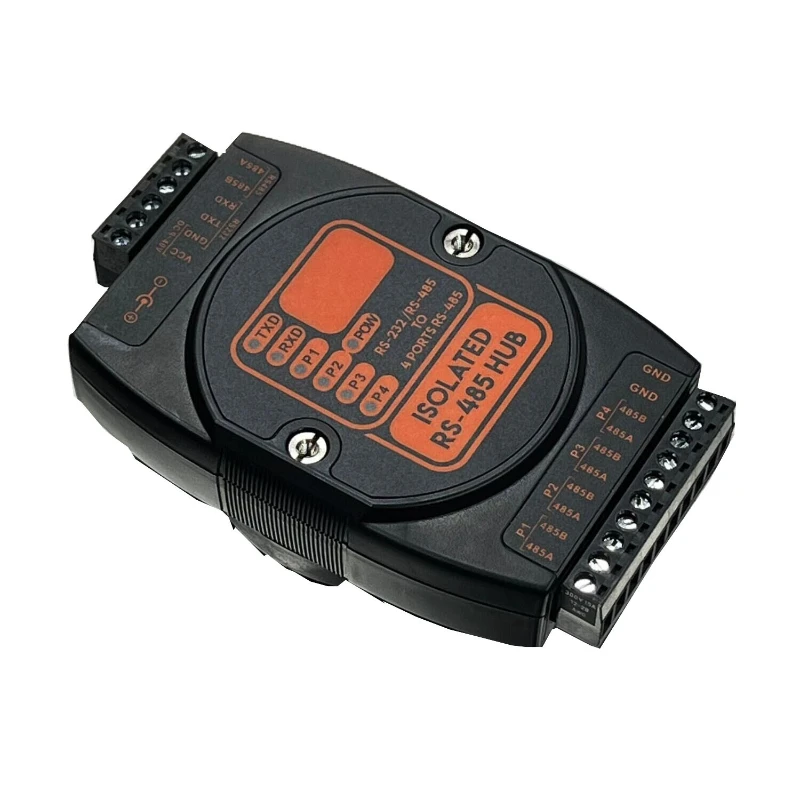 1 channel rs232/485 to 4 channels 485 RS485 hub HUB isolated lightning protection and surge protection
1 channel rs232/485 to 4 channels 485 RS485 hub HUB isolated lightning protection and surge protection