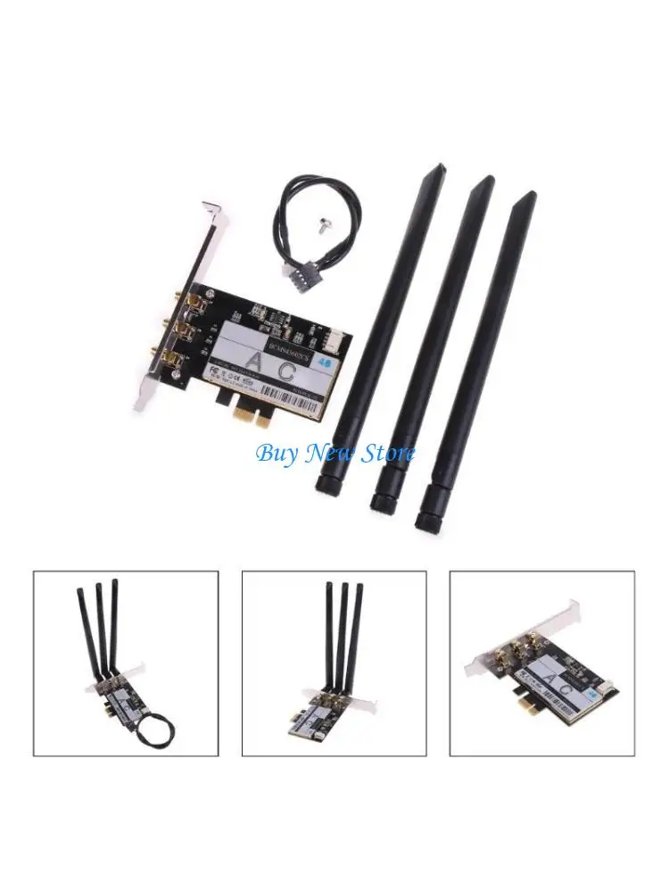 20CE BCM94360 Wifi Card Dual-Band 802.11ac Desktop PCIe Wireless Adapter BT4.0 1750Mb Wlan Card For DESKTOP Computer
20CE BCM94360 Wifi Card Dual-Band 802.11ac Desktop PCIe Wireless Adapter BT4.0 1750Mb Wlan Card For DESKTOP Computer