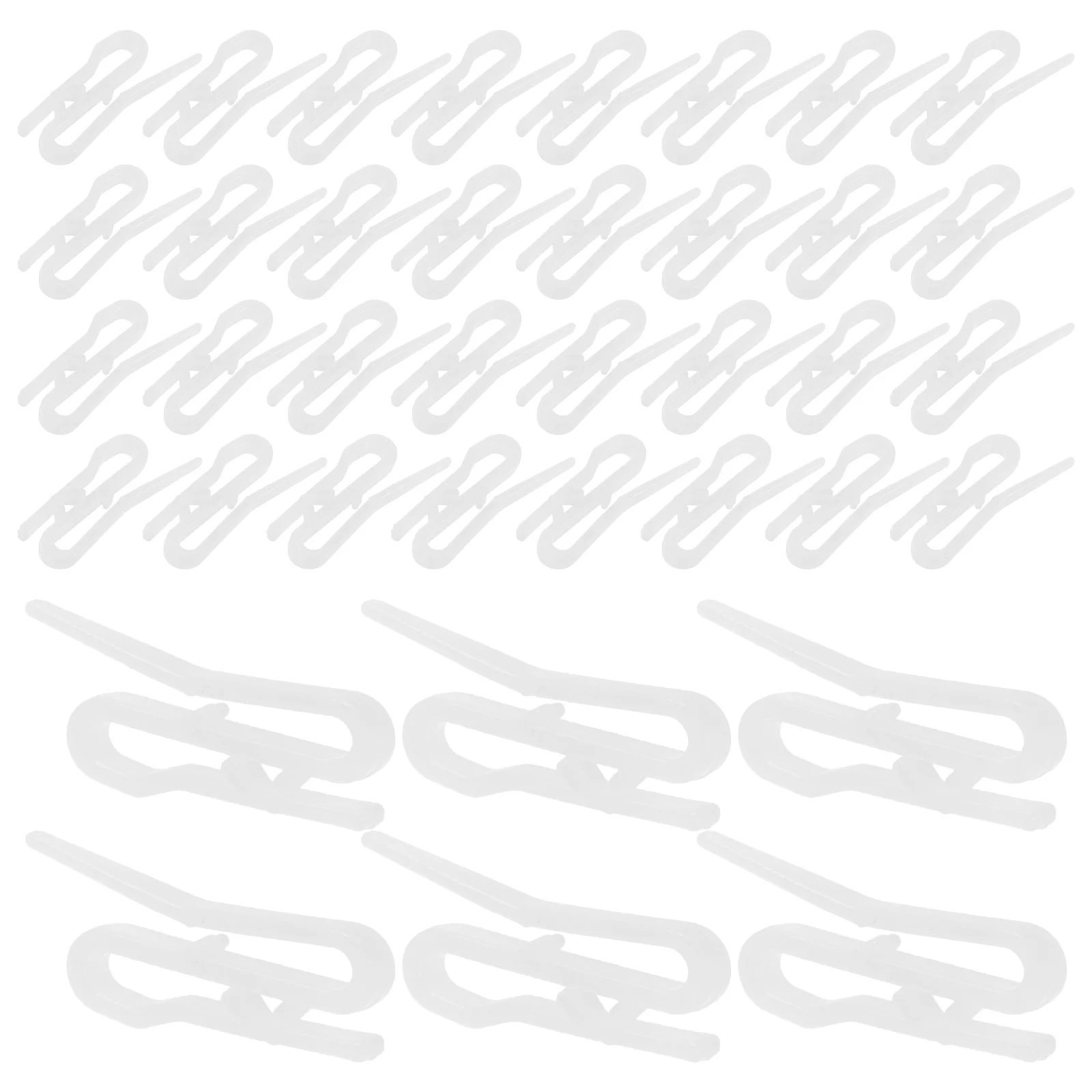 100 Pcs Curtain Hooks Easy Installation Van Accessories Plastic Pleated Drapes Hooks For Garage Wall Hanging
100 Pcs Curtain Hooks Easy Installation Van Accessories Plastic Pleated Drapes Hooks For Garage Wall Hanging