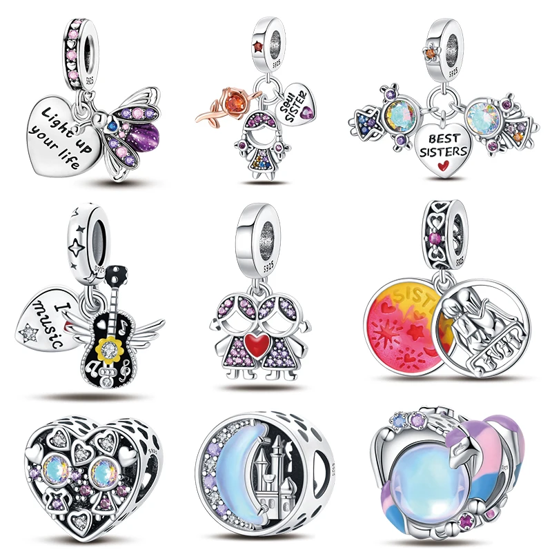 Fashion 925 Sterling Silver Guitar Violin Saxophone Music Series Charms Beads Fit Original Brand Women Bracelet Diy Jewelry Gift
Fashion 925 Sterling Silver Guitar Violin Saxophone Music Series Charms Beads Fit Original Brand Women Bracelet Diy Jewelry Gift