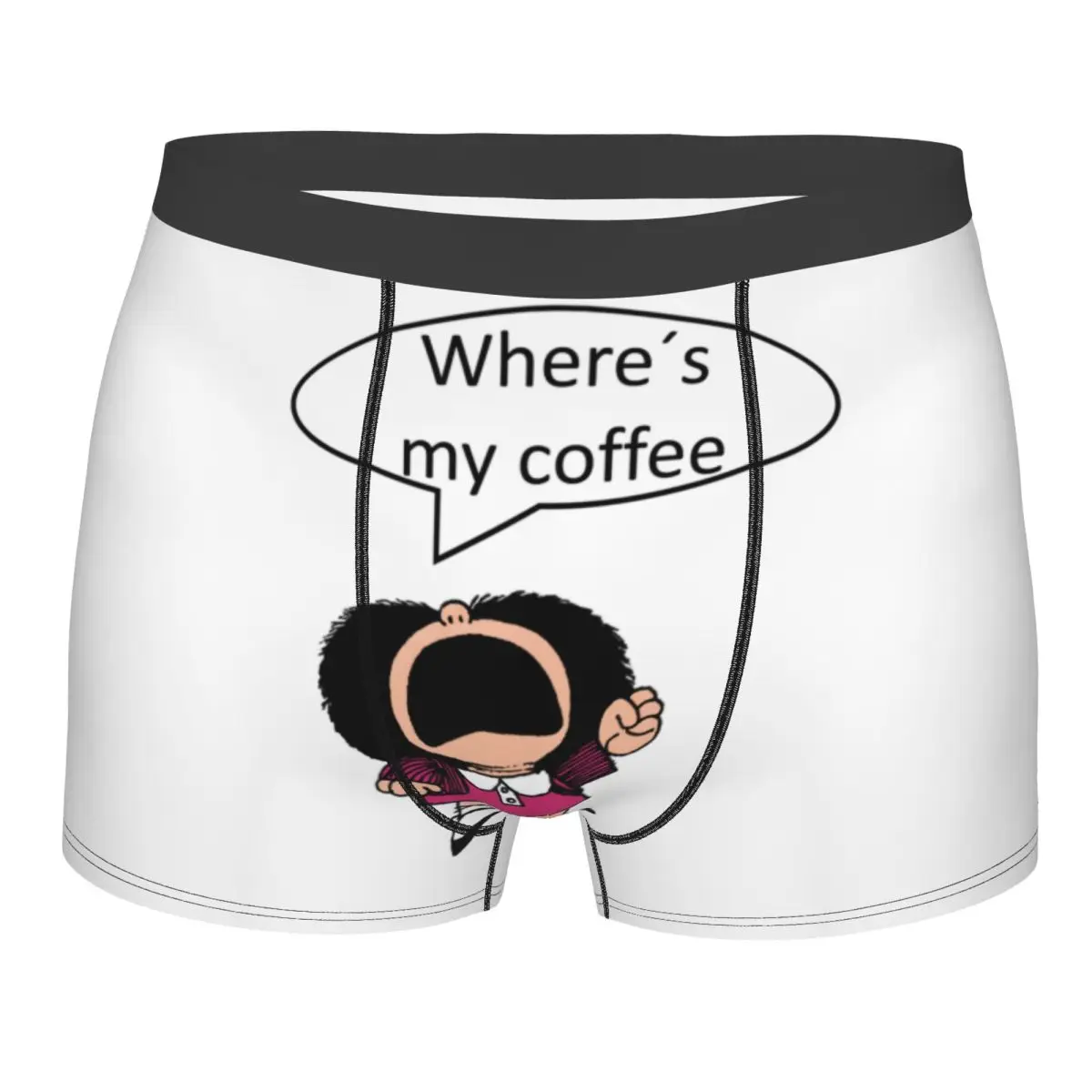 Мужские трусы-боксеры с 3D принтом в стиле манга Quino Mafalda Kawaii, эластичное мужское нижнее белье, трусы-брифы
Мужские трусы-боксеры с 3D принтом в стиле манга Quino Mafalda Kawaii, эластичное мужское нижнее белье, трусы-брифы