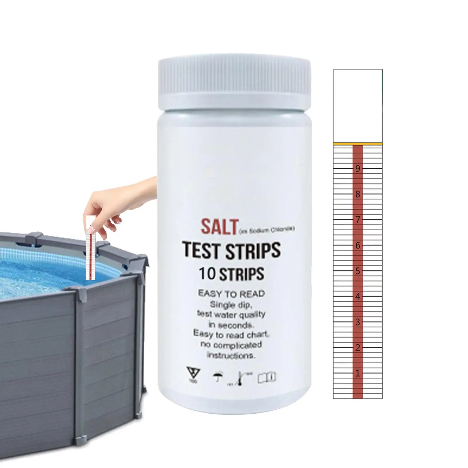 Aquarium Test Strips Freshwater PH Water Quality Test Kit for Fish Tank Swimming Pool Ammonia Nitrite Testing Aquario Marinho
Aquarium Test Strips Freshwater PH Water Quality Test Kit for Fish Tank Swimming Pool Ammonia Nitrite Testing Aquario Marinho