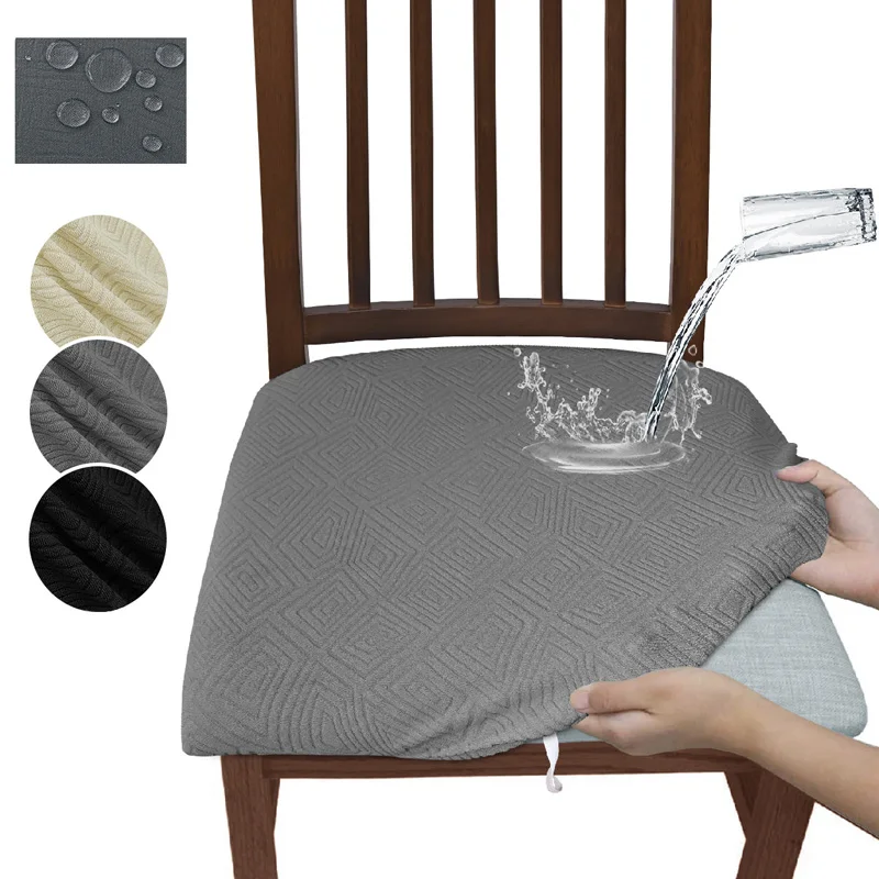 Chair Seat Covers Chair Seat Covers with Ties Stretch Solid Chair Covers Waterproof Protector for Dining Room Kitchen Decoration
Chair Seat Covers Chair Seat Covers with Ties Stretch Solid Chair Covers Waterproof Protector for Dining Room Kitchen Decoration