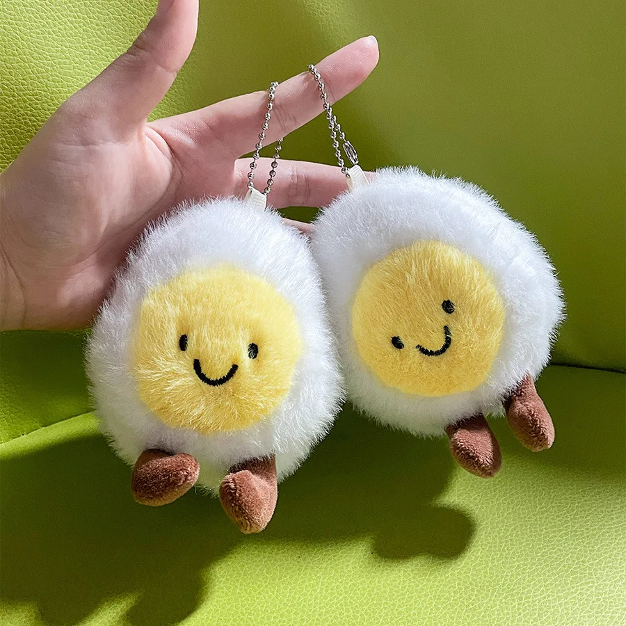 New Cute Poached Egg Plush Pendant Furry Cuddly Plushies Doll Stuffed Animals Keychain Short Plush Toys Home Deco Kids Gift
New Cute Poached Egg Plush Pendant Furry Cuddly Plushies Doll Stuffed Animals Keychain Short Plush Toys Home Deco Kids Gift