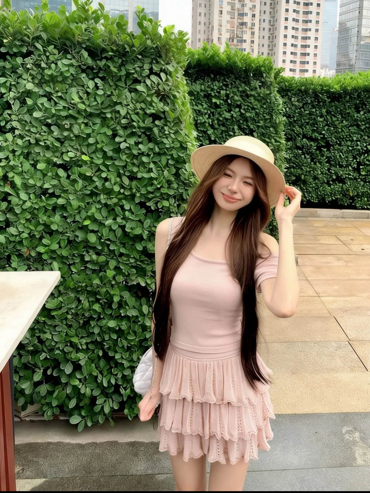 Pink Slim Fit T-Shirt Top Women's Summer Sweet And Spicy Girl Set High Waist A-Line Skirt Two Piece Set Casual Fashion
Pink Slim Fit T-Shirt Top Women's Summer Sweet And Spicy Girl Set High Waist A-Line Skirt Two Piece Set Casual Fashion