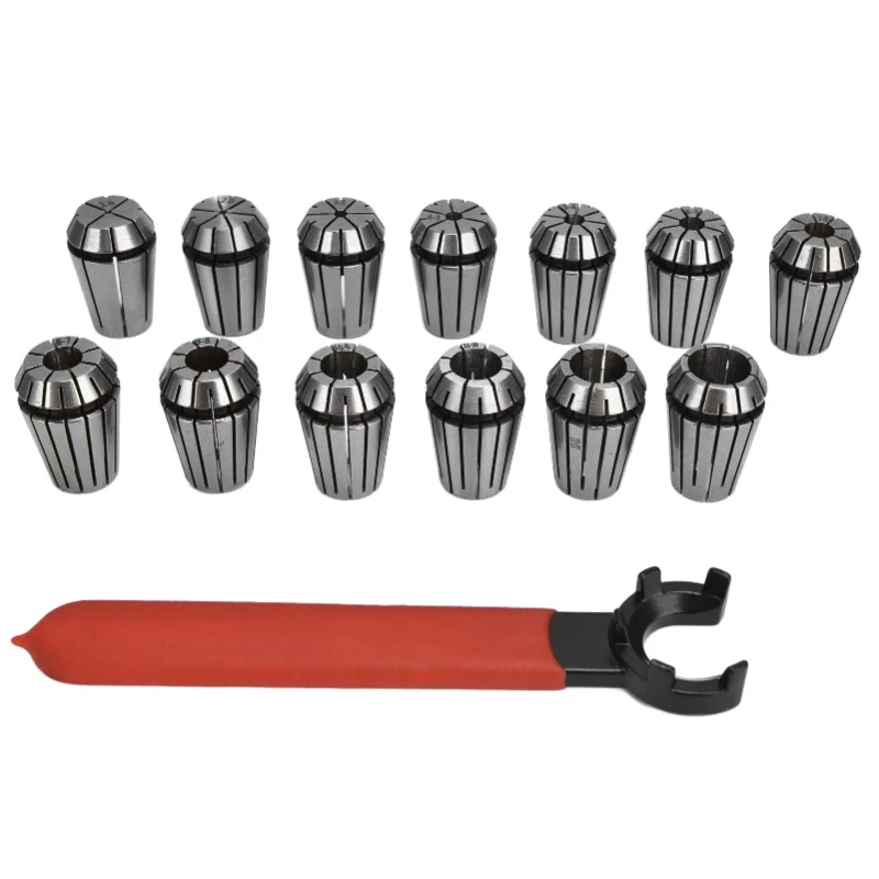 13Pcs Collet CNC Engraving Machine Milling Lathe Tool Tap Chuck Set Kit SKER2013PC03
13Pcs Collet CNC Engraving Machine Milling Lathe Tool Tap Chuck Set Kit SKER2013PC03