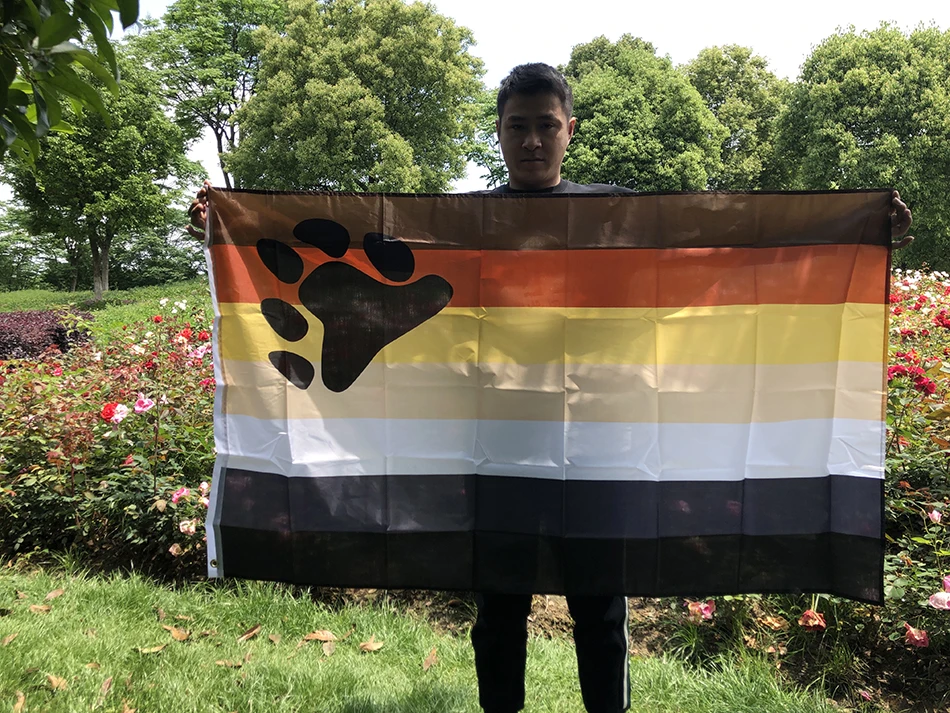 SKY FLAG Rainbow flag 90x150cm LGBTQIA bear brotherhood gay pride Flag high quality polyester for decoration
SKY FLAG Rainbow flag 90x150cm LGBTQIA bear brotherhood gay pride Flag high quality polyester for decoration