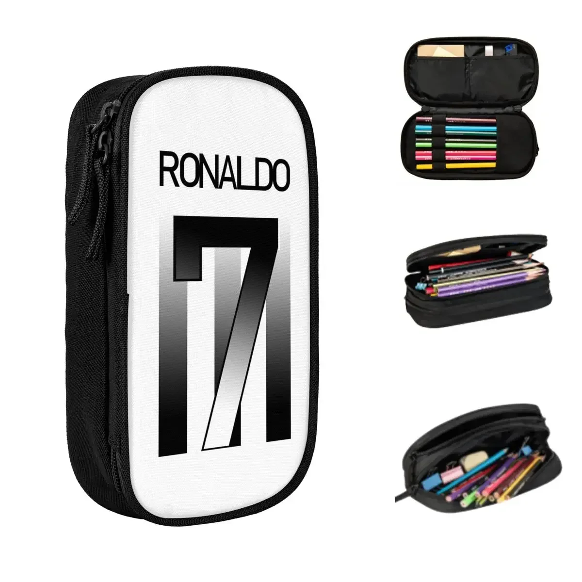 Ronaldo Football Number 7 Pencil Cases Large Storage Pen Bags Pen Box Pencil Pouch For Boys Girls Students Stationery Office
Ronaldo Football Number 7 Pencil Cases Large Storage Pen Bags Pen Box Pencil Pouch For Boys Girls Students Stationery Office