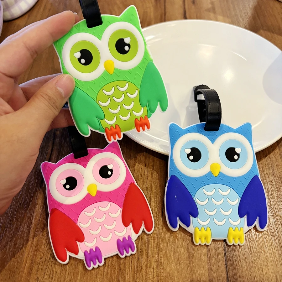 1 шт./3 шт., подвеска для багажной бирки с совой, портативная с именем, надписью в аэропорту, багаж, защита от потери, идентификация имени, ручка для этикетки с именем багажа
1 шт./3 шт., подвеска для багажной бирки с совой, портативная с именем, надписью в аэропорту, багаж, защита от потери, идентификация имени, ручка для этикетки с именем багажа