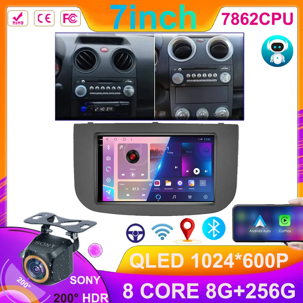7 Inch Car Radio For MITSUBISHI COLT Z30/Z30G/Z3B/Z3V 2007 - 2012 Android Carplay Multimedia GPS Player Navigation 5G Wifi BT
7 Inch Car Radio For MITSUBISHI COLT Z30/Z30G/Z3B/Z3V 2007 - 2012 Android Carplay Multimedia GPS Player Navigation 5G Wifi BT