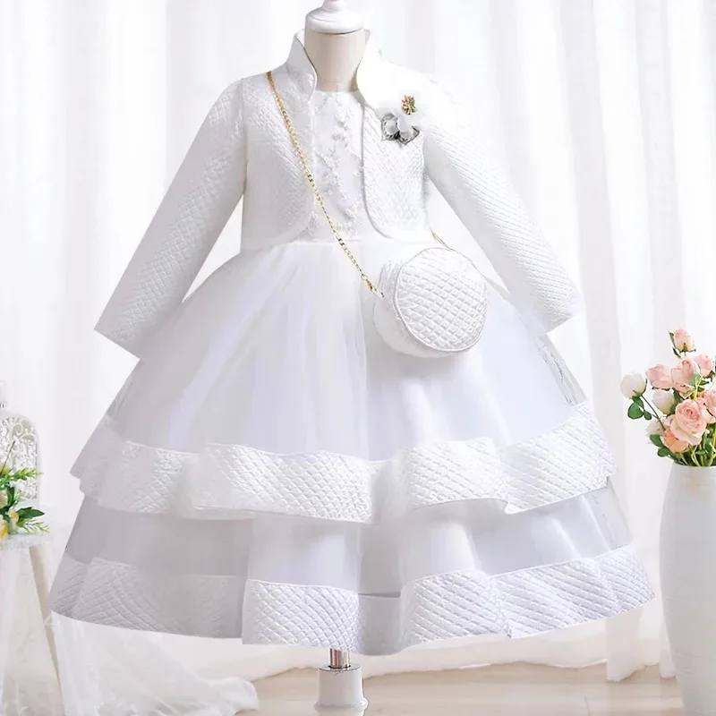 COSda@New Autumn/Winter Long Sleeve Party Dress Elegant Girl Embroidery Christmas Performance Dress Gift Bag for Children Aged 3
COSda@New Autumn/Winter Long Sleeve Party Dress Elegant Girl Embroidery Christmas Performance Dress Gift Bag for Children Aged 3